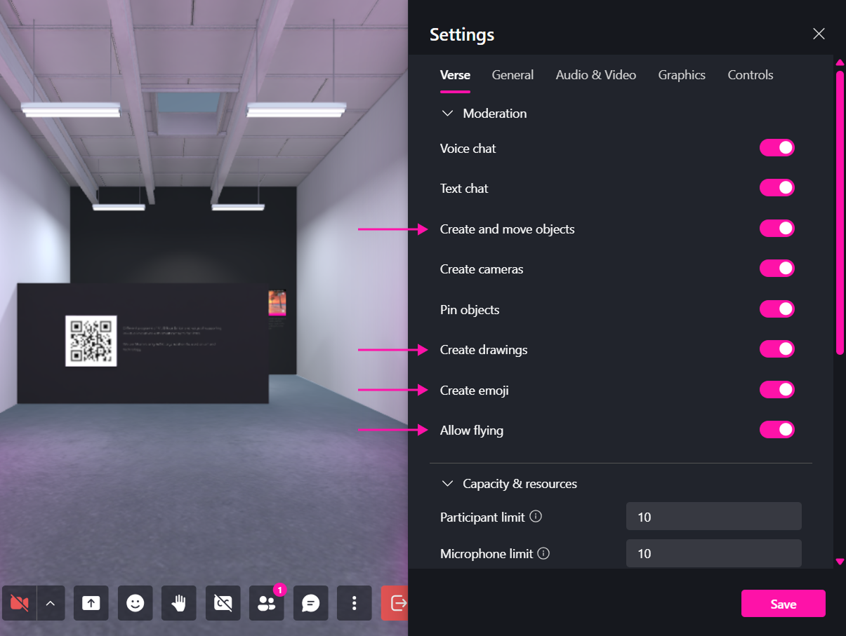 Screenshot of avatar selection screen