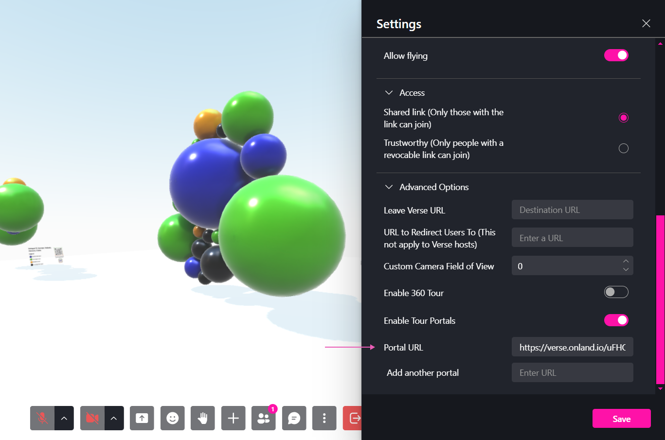 Captura de pantalla de la selección de avatar
